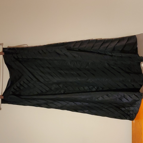 INC silk pleated maxi skirt - Picture 3 of 5